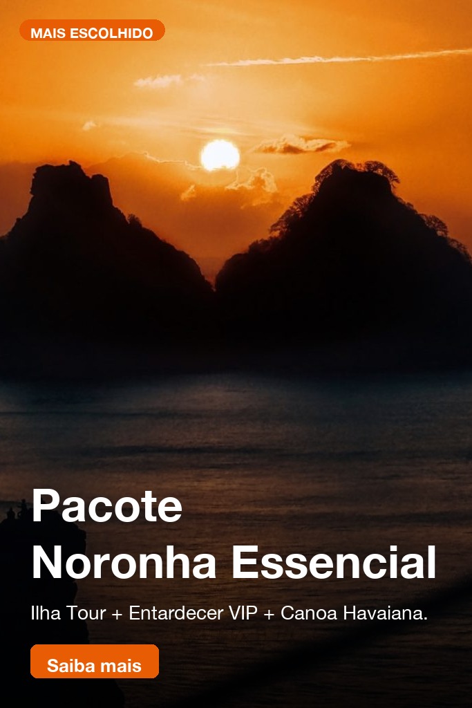 Combo Ilha Tour, Barco Entardecer VIP e Canoa Havaiana em Fernando de Noronha