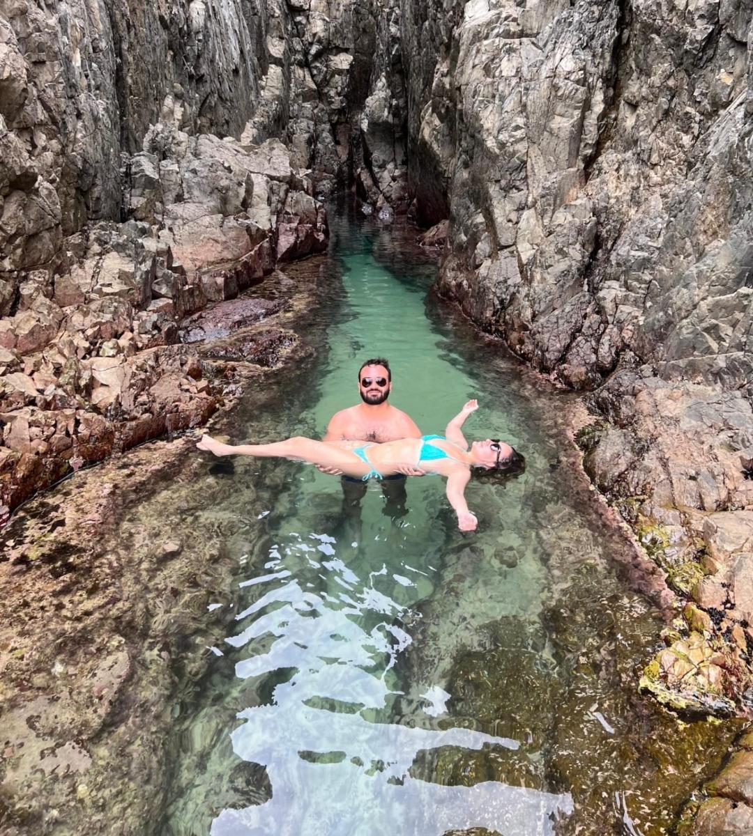 Lasca da Véia: piscina natural em Fernando de Noronha na Praia do Cachorro
